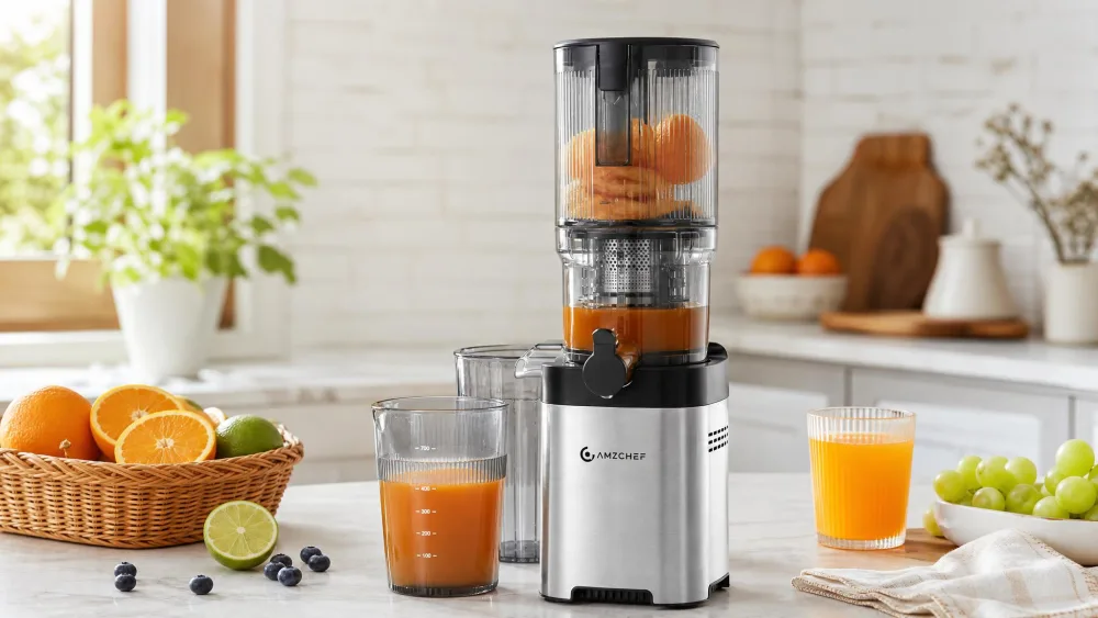 AMZCHEF Cold Press Juicer