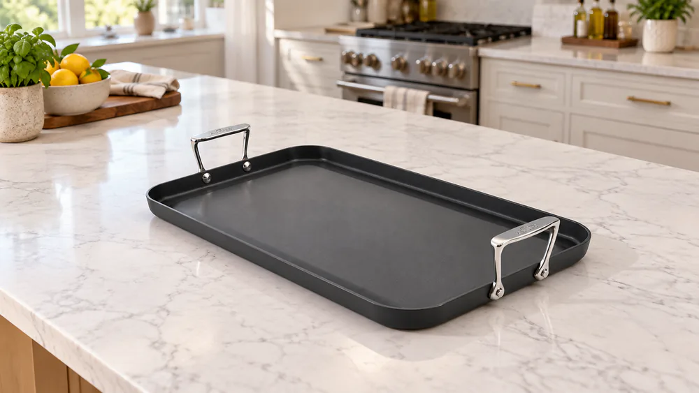 All-Clad HA1 Hard Anodized Nonstick Double Burner Griddle 13x20