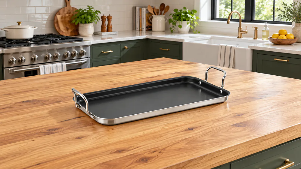 Cuisinart MultiClad Pro Tri-Ply Double Burner Griddle
