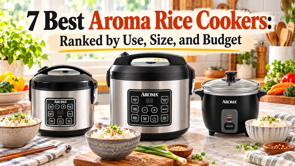 7 Best Aroma Rice Cookers: Ranked by Use, Size, and Budget