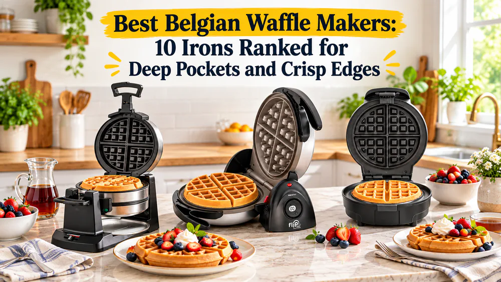 Best Belgian Waffle Makers: 10 Irons Ranked for Deep Pockets and Crisp Edges