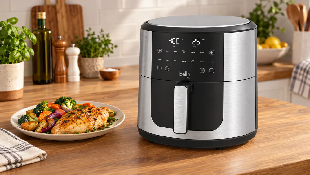 Bella Pro Series SmartCrisp 8-Qt Touchscreen Air Fryer