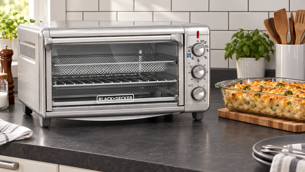 BLACK+DECKER Crisp 'N Bake Extra Wide, TO3265XSSD