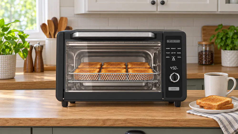 BLACK+DECKER Crisp 'N Bake 6-Slice Digital, TO60D5-2BD