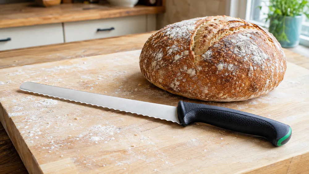 Mercer Culinary Millennia M23210 10-Inch Wide Wavy Edge Bread Knife