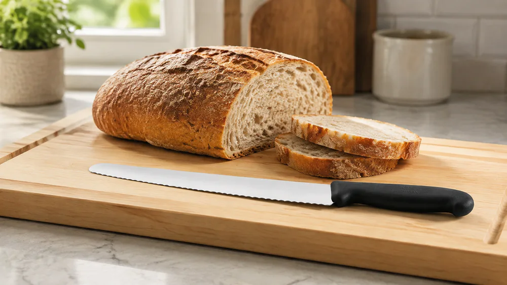Victorinox Fibrox 10.25-Inch Bread Knife with Serrated Edge and Black Handle
