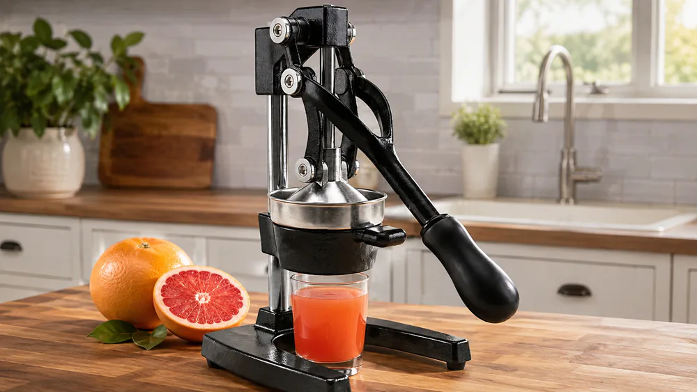 Eurolux Cast Iron Juicer, Extra-Large