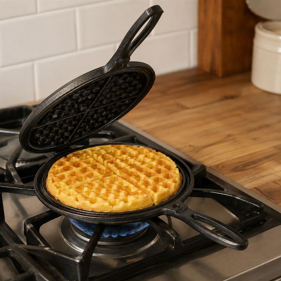 Lehmans Cast Iron Waffle Maker