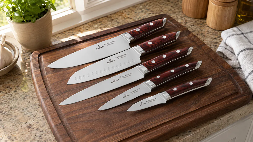 Brewin Chefilosophi 5-Piece Knife Set