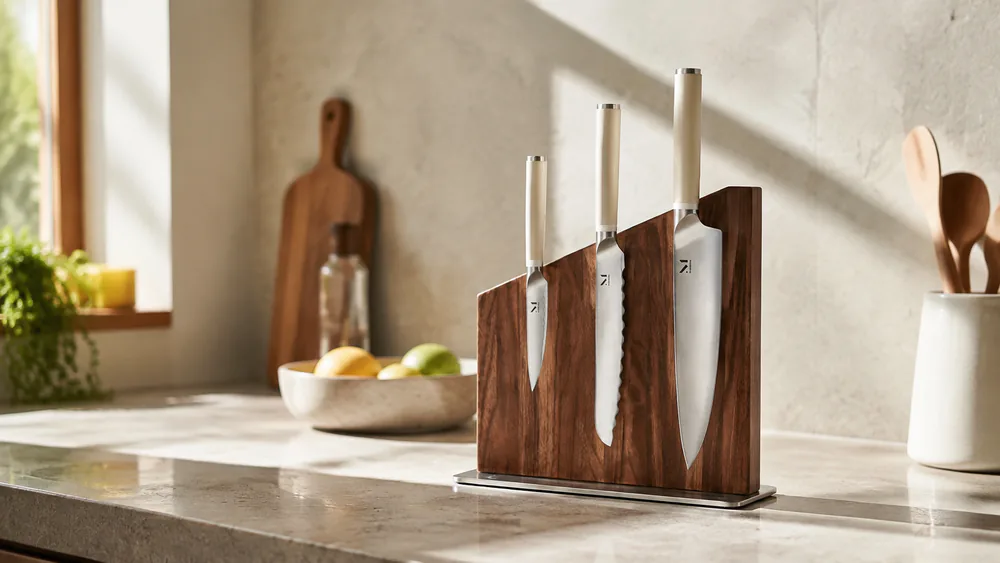 Material The Knives + Stand