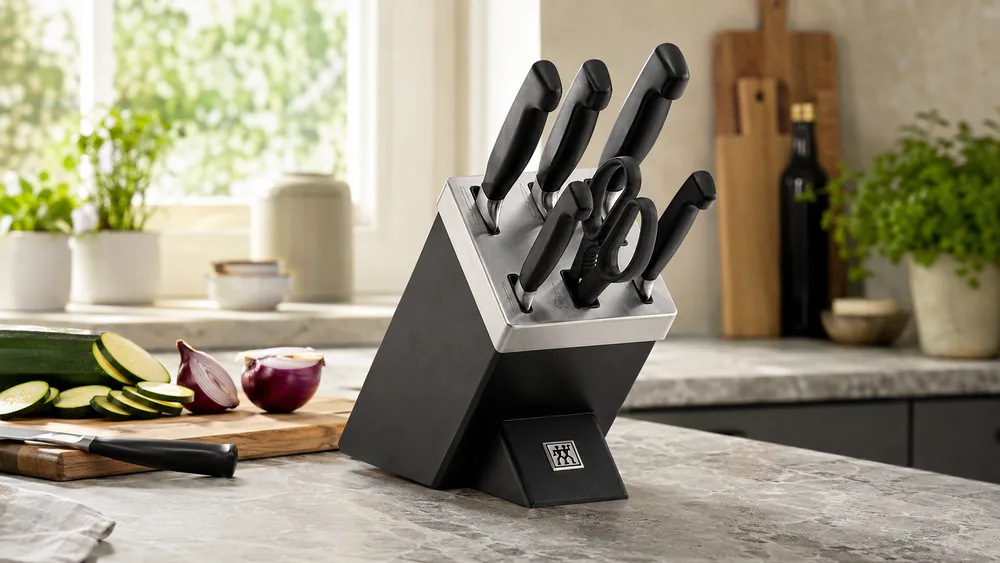 Zwilling Four Star 7-Piece Self-Sharpening Block