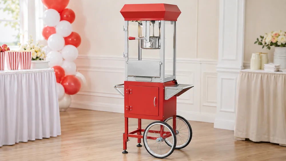 VEVOR 8 Oz Commercial Popcorn Maker with Cart