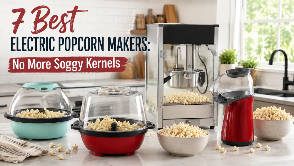7 Best Electric Popcorn Makers: No More Soggy Kernels