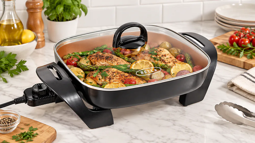 BELLA 12x12 Copper Titanium Skillet