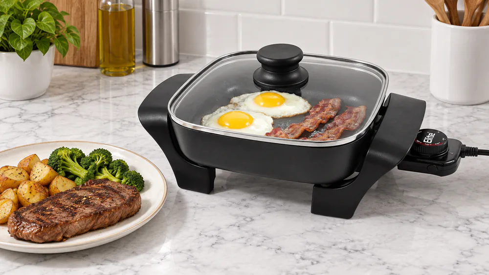 Elite Gourmet 2.5Qt Compact Skillet