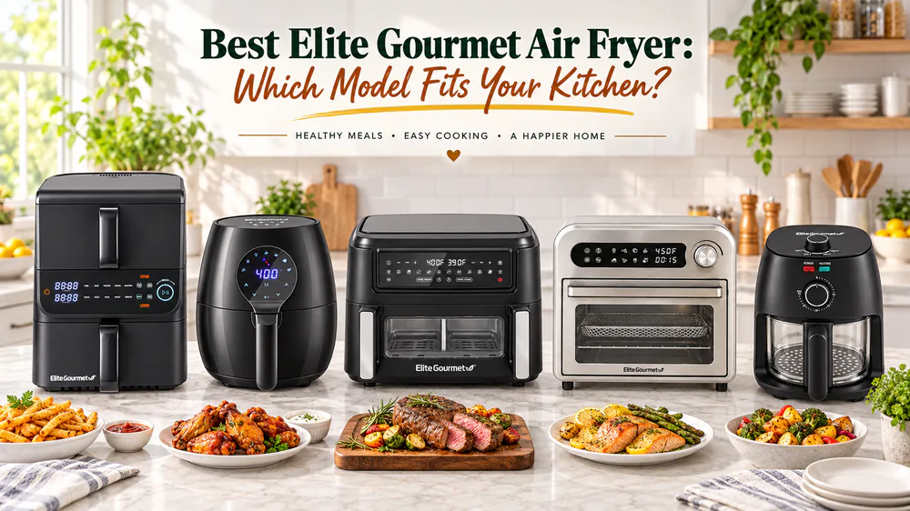 Best Elite Gourmet Air Fryer: Which Model Fits Your Kitchen?