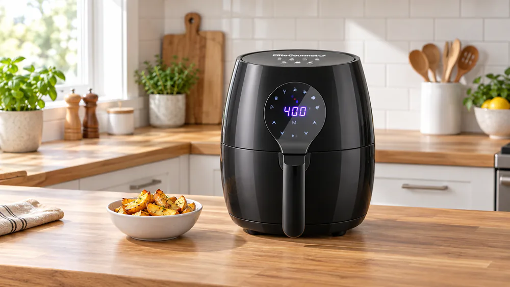 Elite Gourmet EAF5317D Digital 5.3 Qt