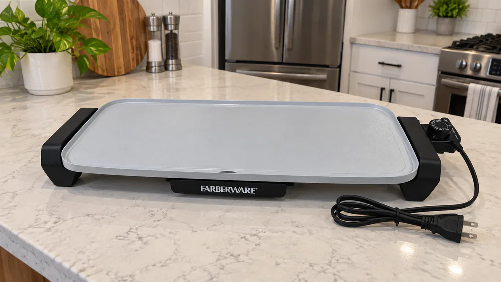 Farberware 20-Inch Family Size Electric Ceramic Nonstick Griddle
