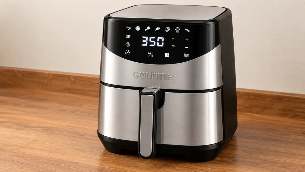 Gourmia GAF645 6 Qt Stainless Steel Air Fryer