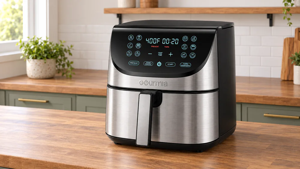 Gourmia GAF856 8 Qt Stainless Air Fryer