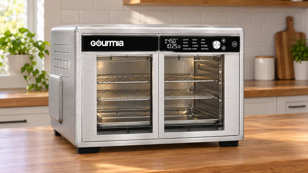 Gourmia French Door Air Fryer Toaster Oven