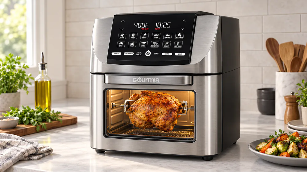 Gourmia 14-Qt All-in-One Oven with Rotisserie