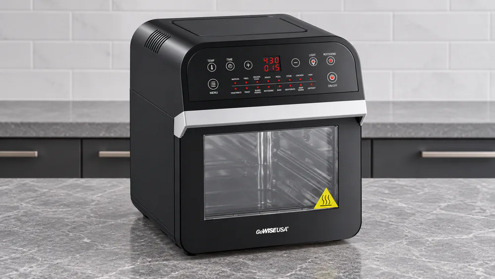GoWISE USA 12.7-Qt Air Fryer Oven with Rotisserie (GW44800-O)