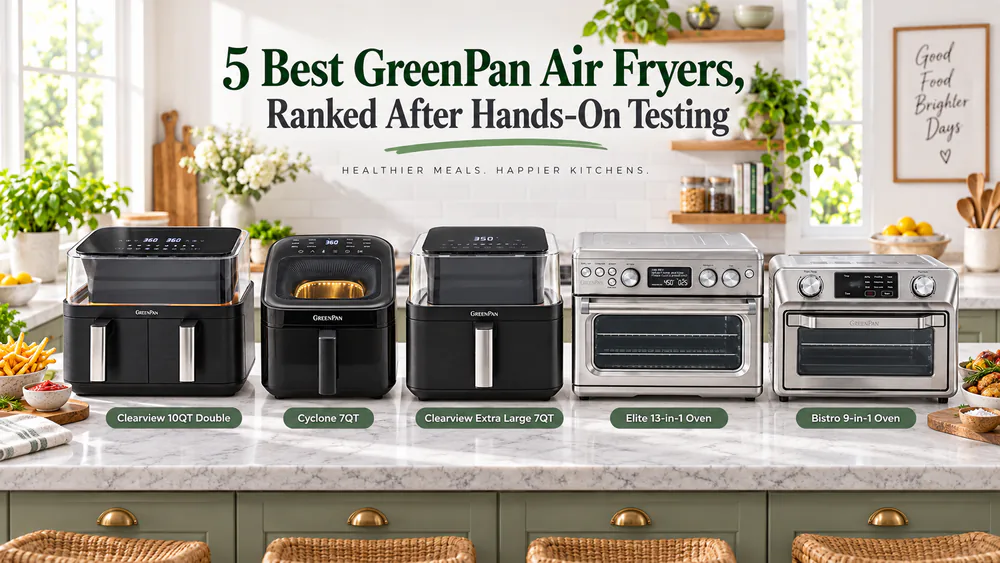 5 Best GreenPan Air Fryers, Ranked After Hands-On Testing