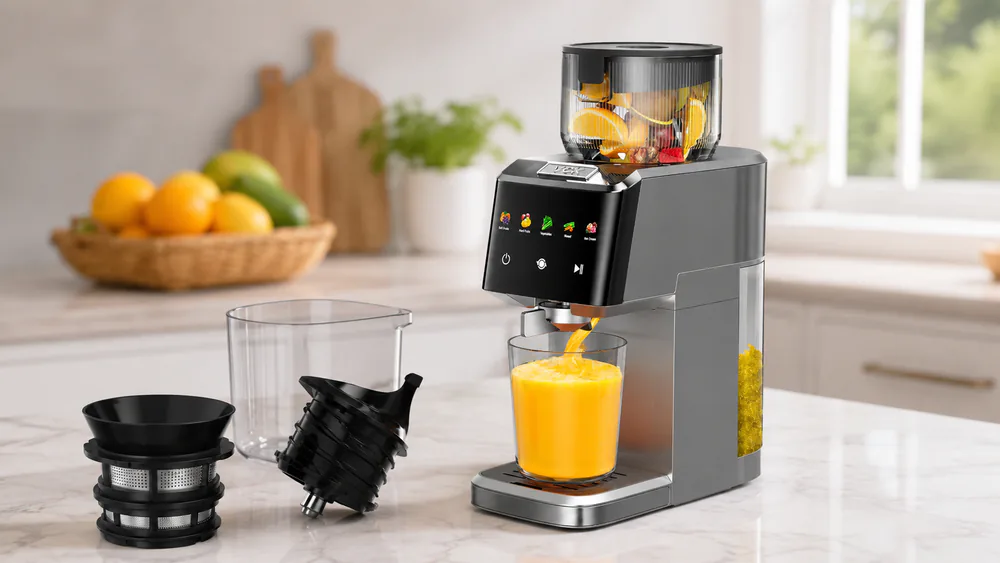 TUUMIIST 6.5-Inch Chute Cold Press Juicer