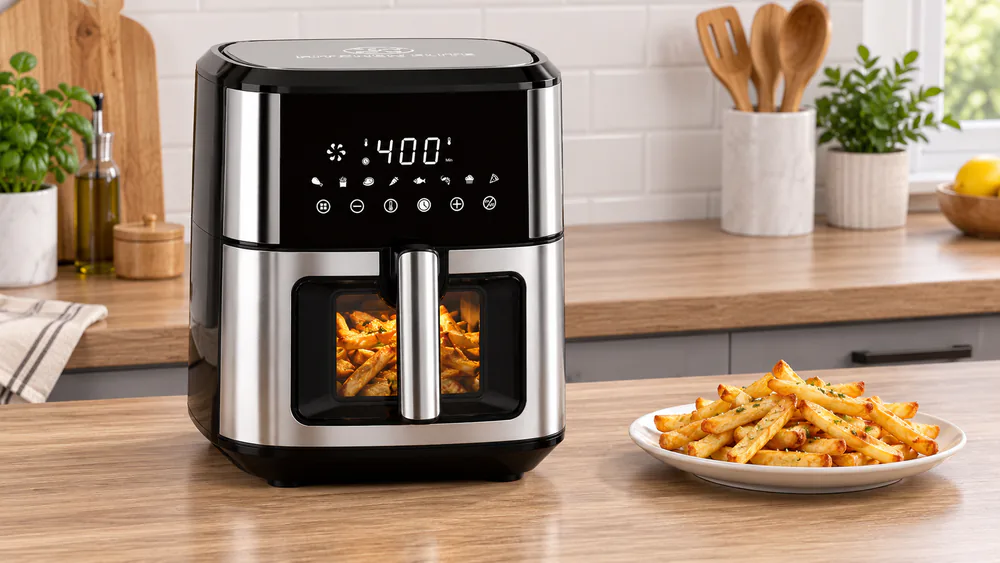 Kitchen Elite 8.5 Qt Air Fryer with View Window