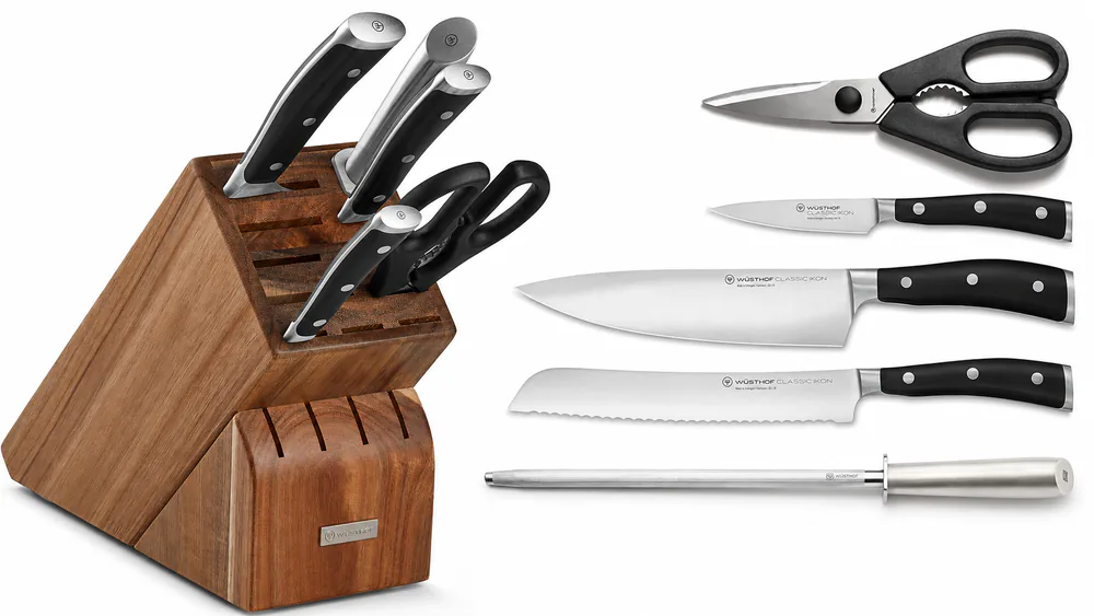 Wüsthof Classic Ikon 6-Piece Starter Knife Block Set