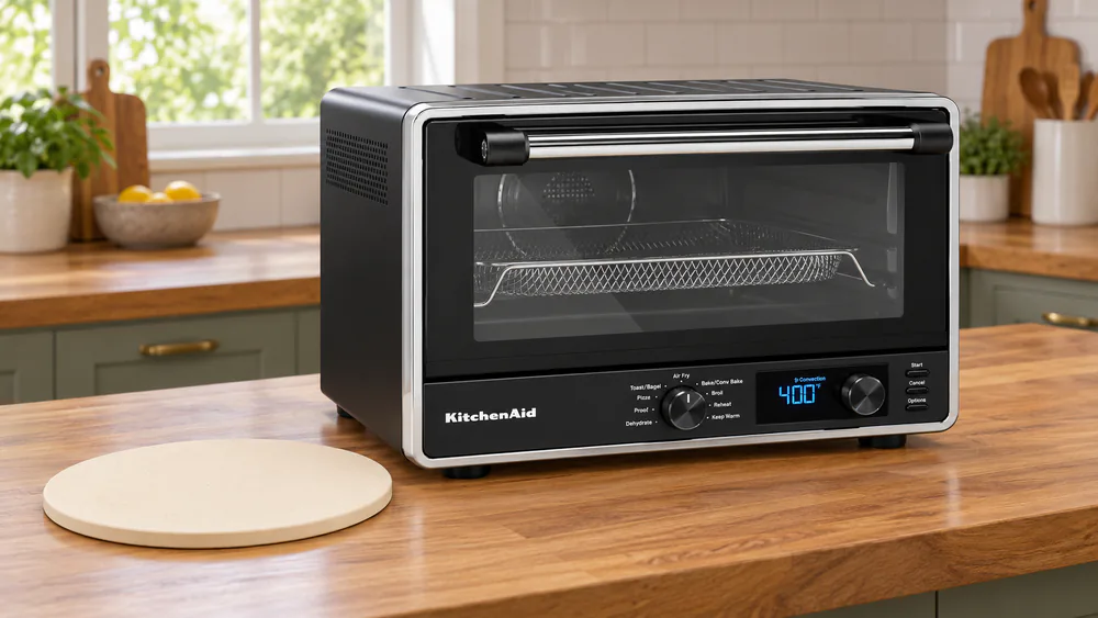 KitchenAid Digital Countertop Oven Air Fryer and Pizza Stone KCO128BM