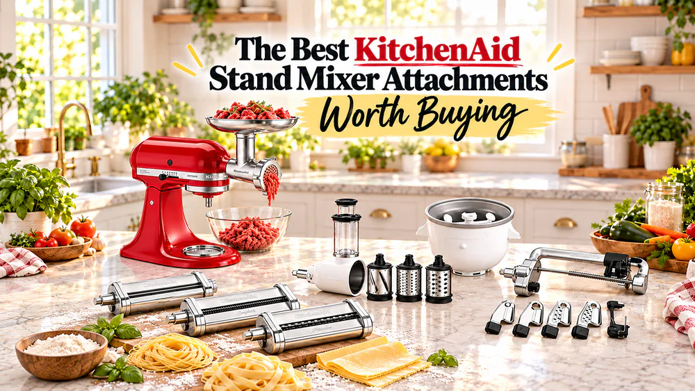 The Best KitchenAid Stand Mixer Attachments Worth Buying