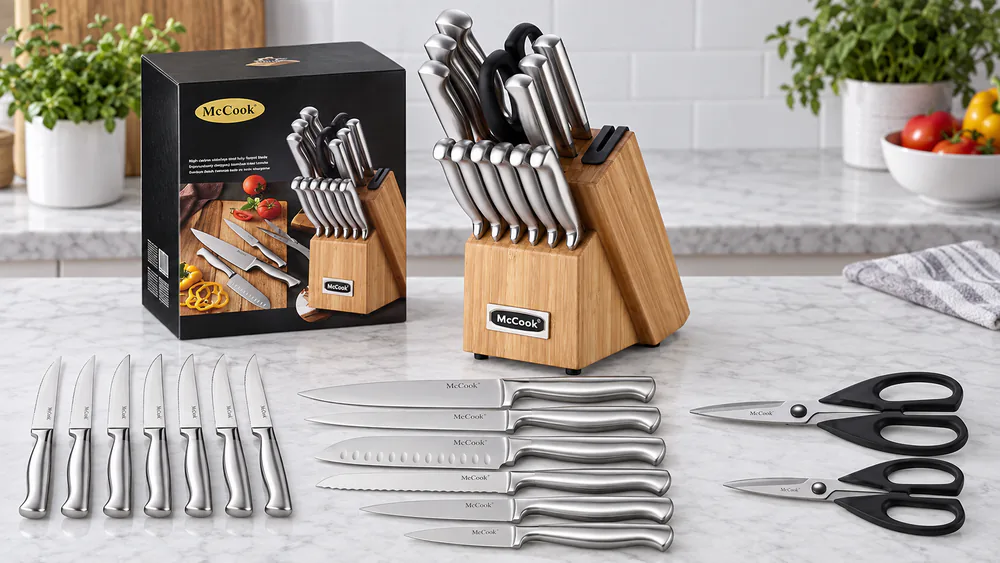 McCook 15-Piece Knife Block Set