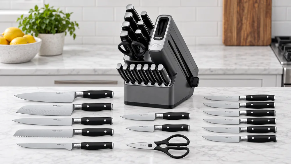 Ninja Foodi NeverDull Premium 17-Piece Knife System (K32017)
