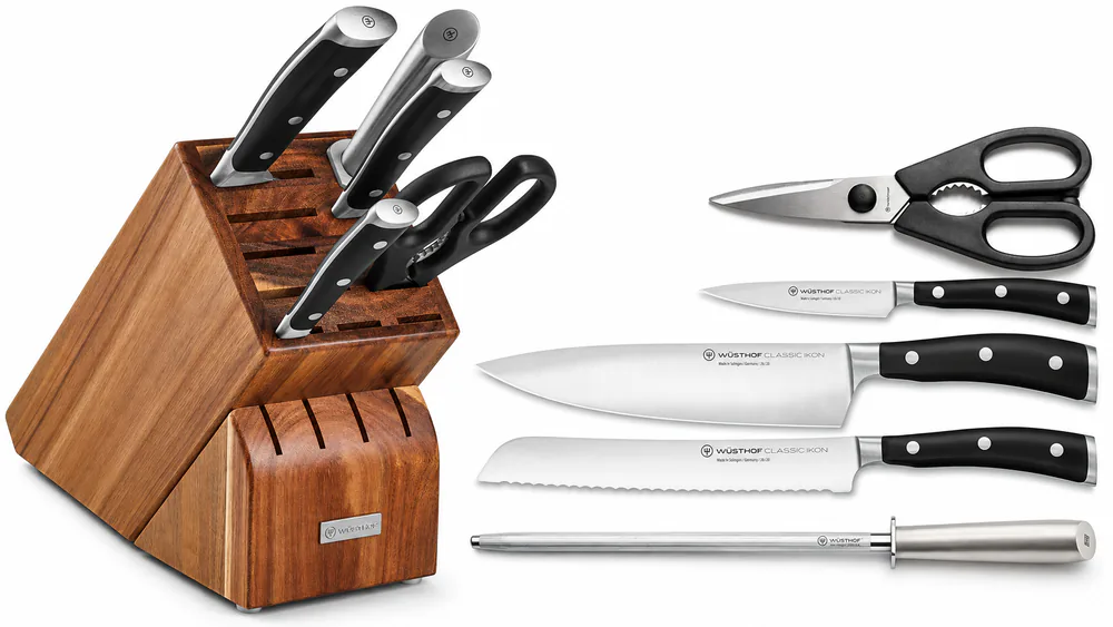 Wüsthof Classic Ikon 6-Piece Starter Knife Block Set