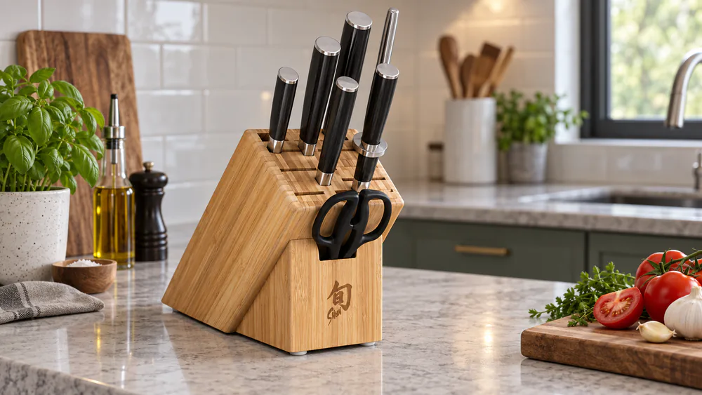 Global Ikasu 7-Piece Knife Block Set