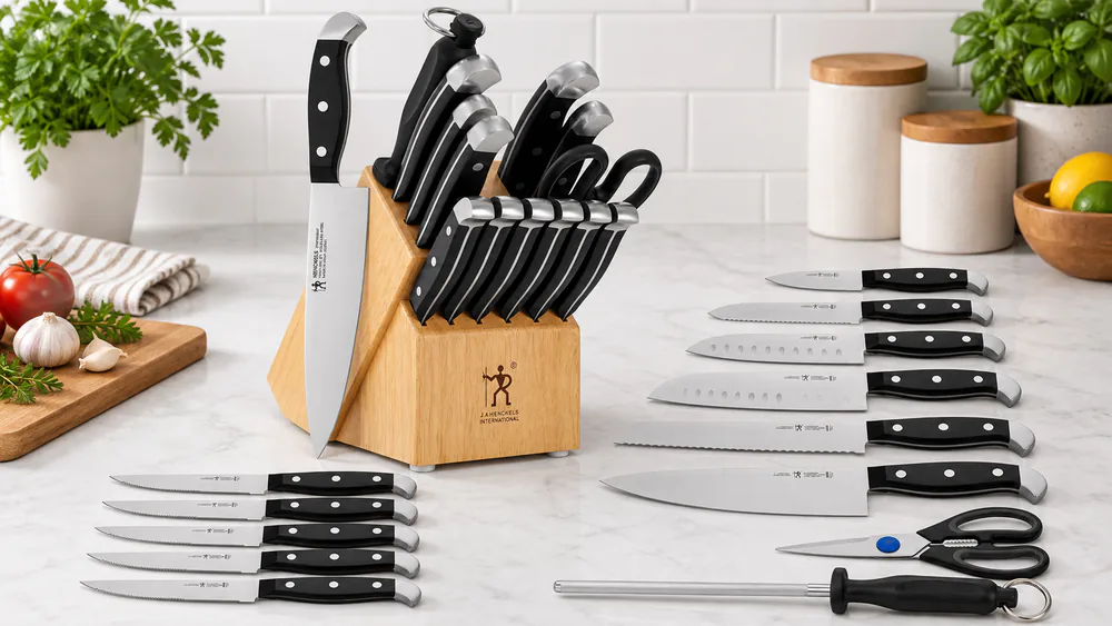 J.A. Henckels Statement 15-Piece Knife Block Set