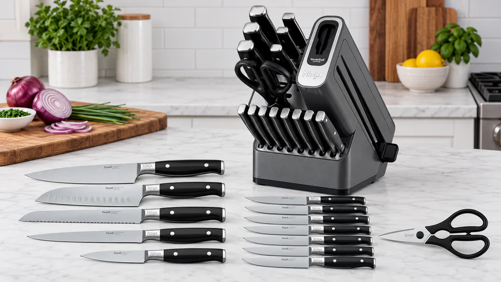 Ninja Foodi NeverDull Premium 17-Piece Knife System