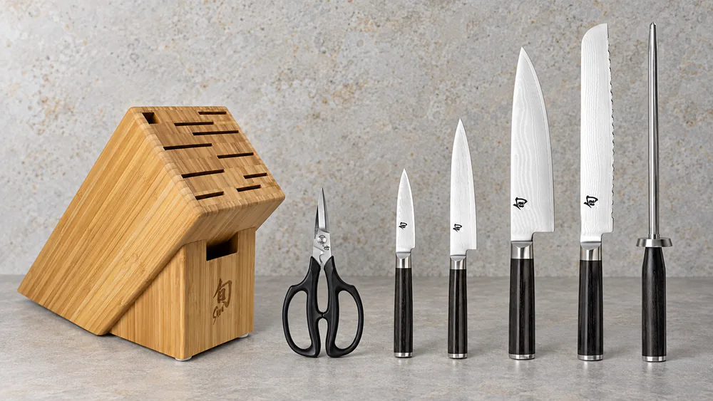 Shun Classic 7-Piece Essential Knife Block Set