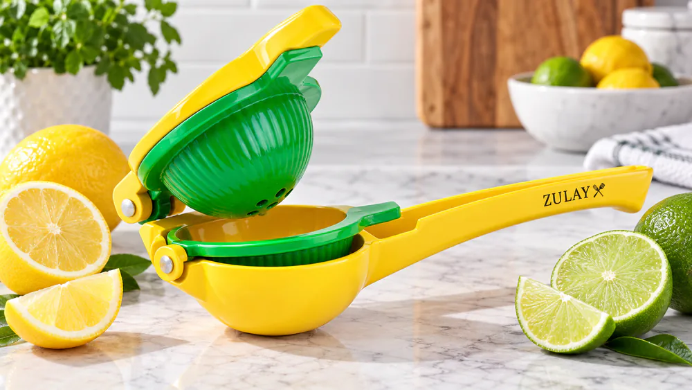 Zulay Metal 2-in-1 Lemon Squeezer