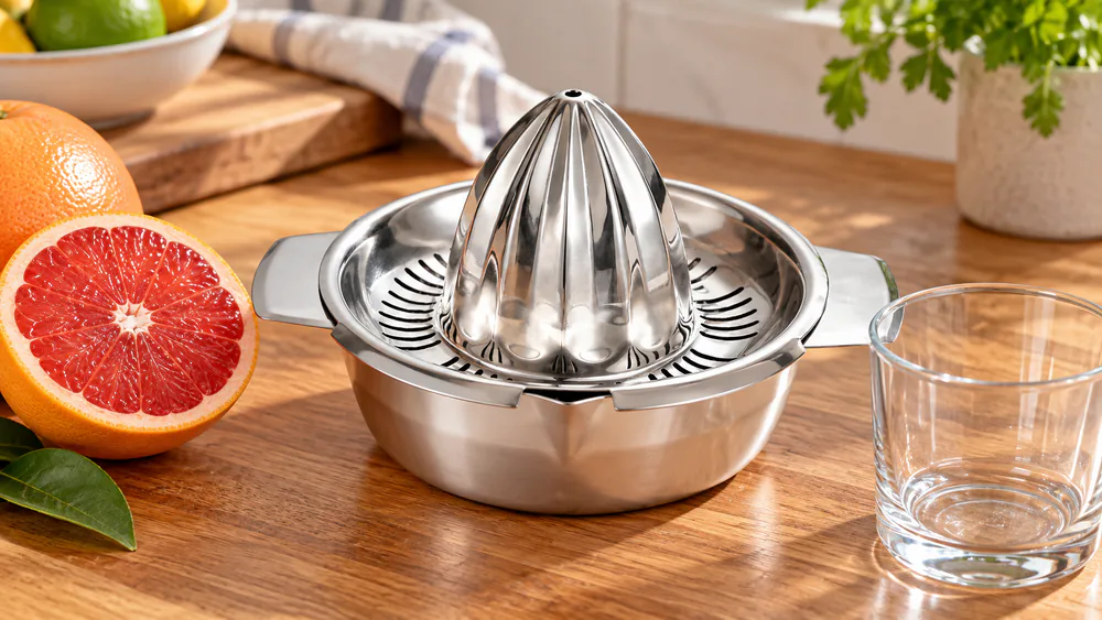 Etinslant 304 Stainless Steel Manual Citrus Juicer
