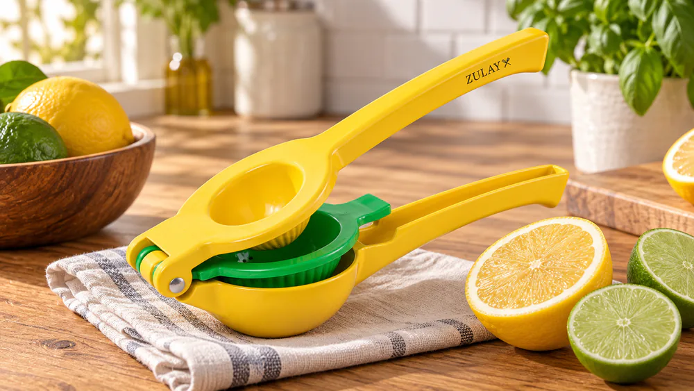 Zulay Metal 2-In-1 Lemon Squeezer