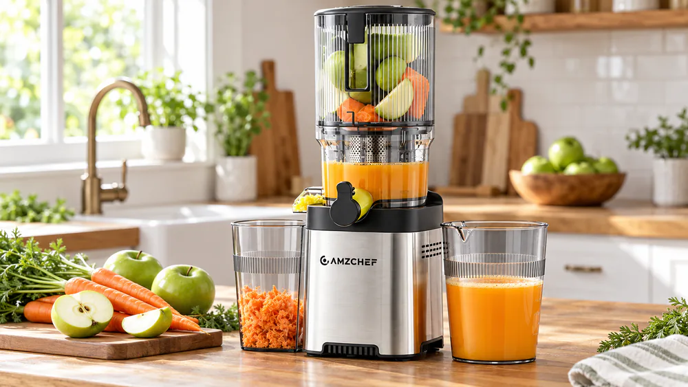 AMZCHEF Slow Masticating Juicer