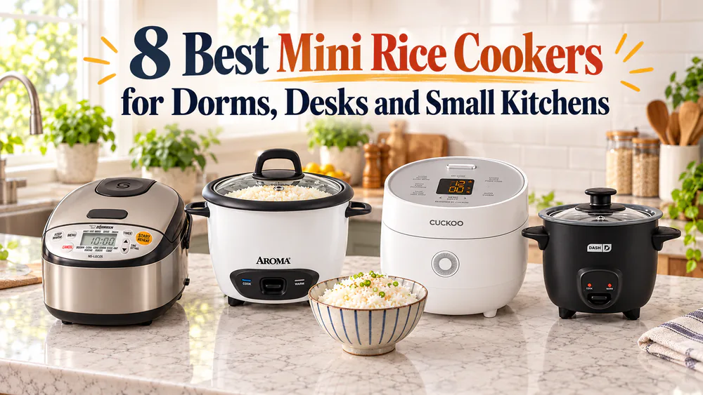 8 Best Mini Rice Cookers for Dorms, Desks and Small Kitchens