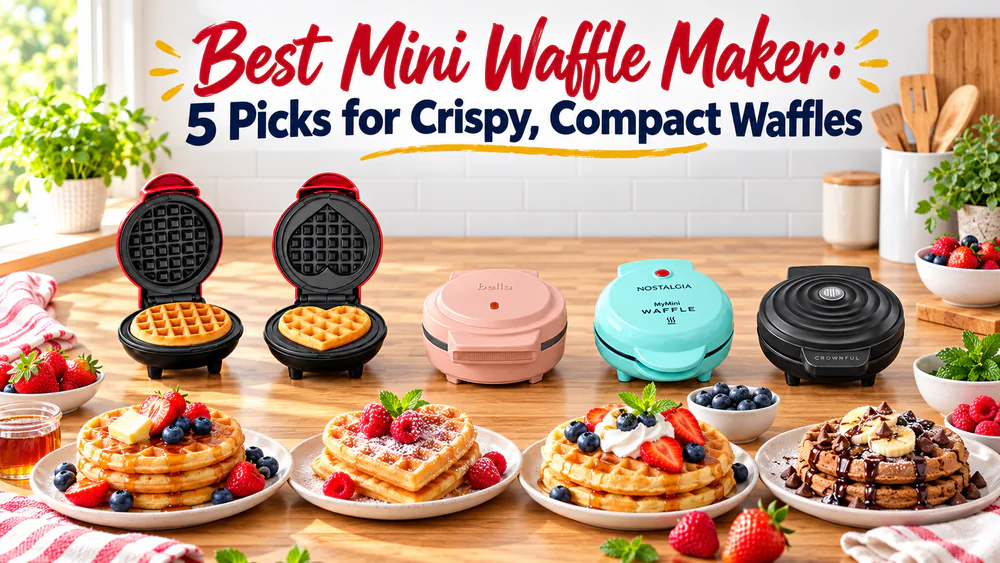 Best Mini Waffle Maker: 5 Picks for Crispy, Compact Waffles