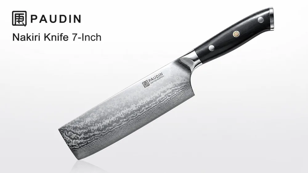 PAUDIN Nakiri Knife 7-Inch