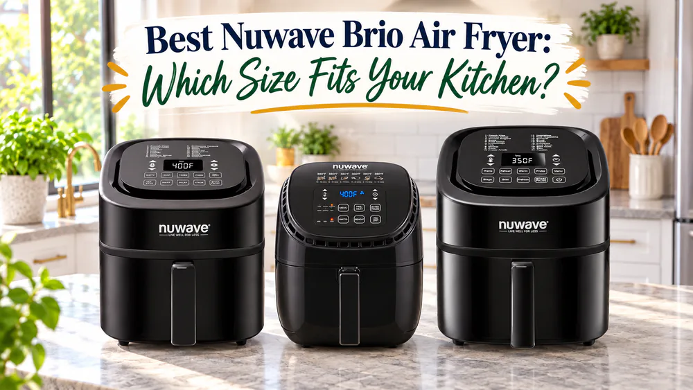 Best Nuwave Brio Air Fryer: Which Size Fits Your Kitchen?
