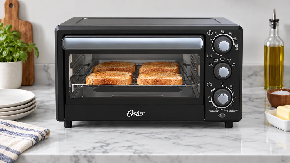 Oster Compact 18 Qt Air Fryer Toaster Oven