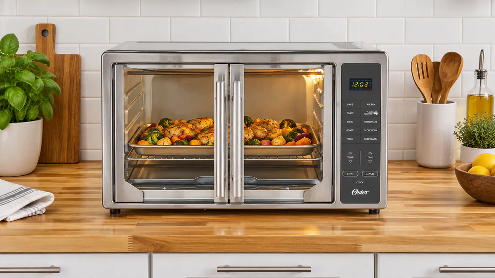 Oster 10-in-1 Air Fryer Oven, French Doors